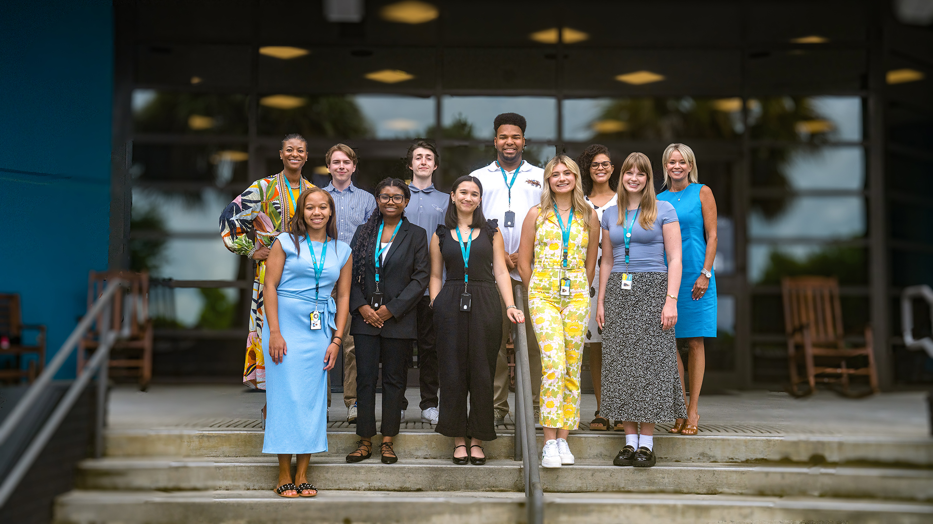 Group photo of ETV Endowment Interns